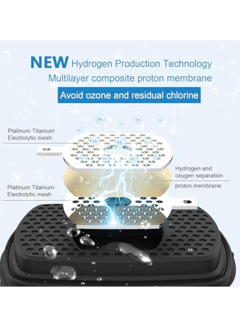 KASTWAVE Hydrogen Water Bottle, Portable Rechargeable Hydrogen Water Bottle Generator, Portable Water Purifier Generator for Healthy, Hydrogen Rich Water Generator Up to 3000 PPB, PEM SPE Technology, 300ml - Image 5