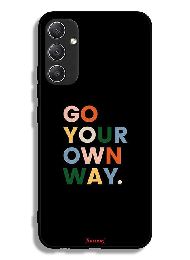 Tolwak Samsung Galaxy A34 5G Protective Case Cover Go Your Own Way - Image 1