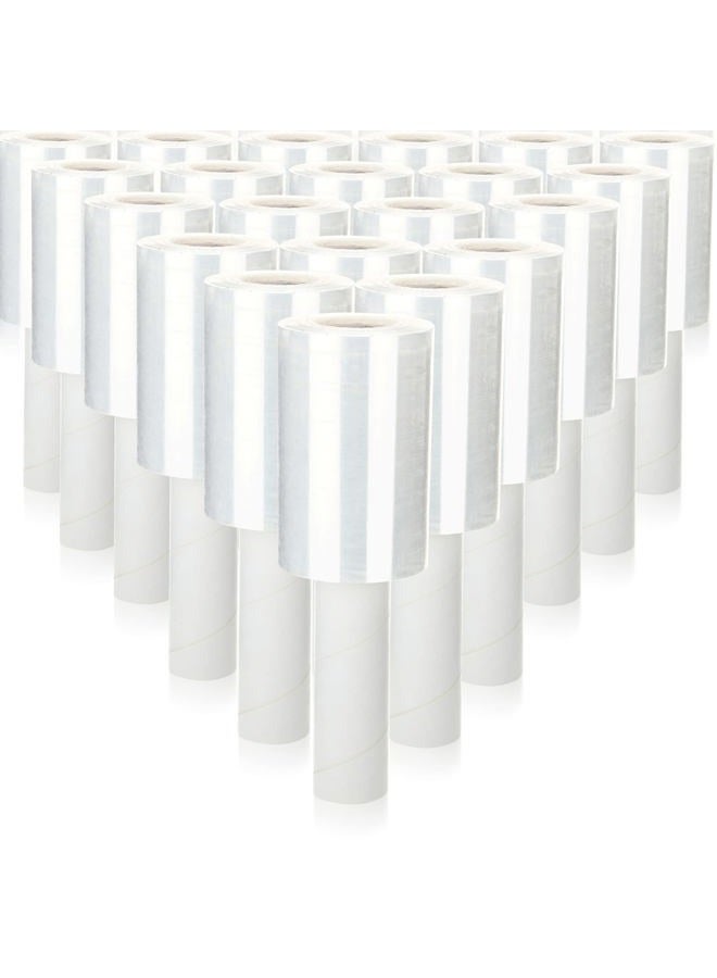 Sherr 20 Pack Shrink Wrap Roll Plastic Stretch Wrap Film with Handle 5 Inch 800 Feet 80 Guage Thick Industrial Mini Clear Pallet Wrap Self-Adhering for Moving Packaging Packing Pallet Furniture Supplies - Image 1