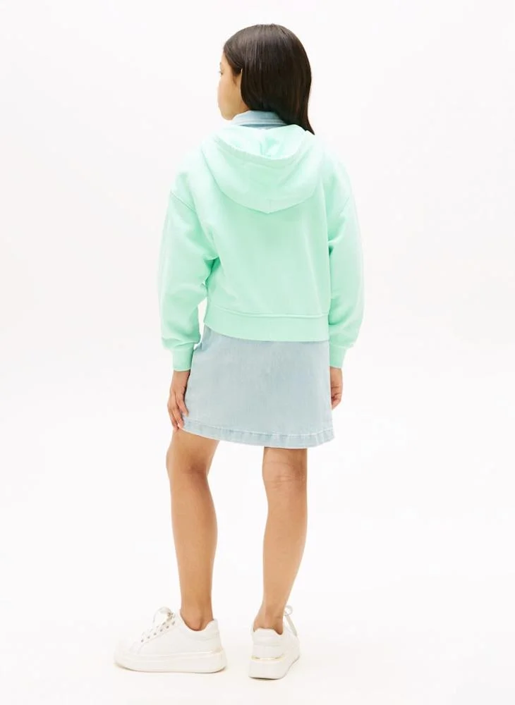 تومي هيلفيغر Kids Tonal Flag Hoodie