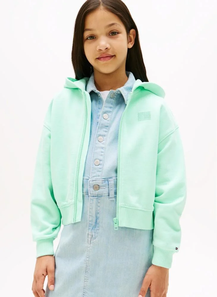 تومي هيلفيغر Kids Tonal Flag Hoodie