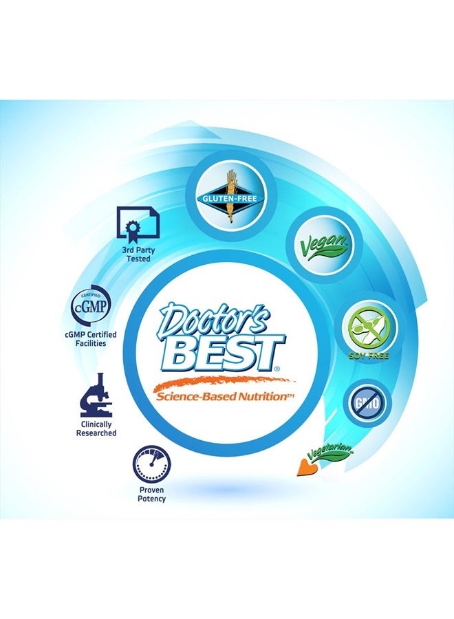 Doctor's Best Doctors Best Trans-Resveratrol 200, Resveratrol with Red Wine Polyphenol (ResVinol), Non-GMO, Gluten Free, Soy Free, Vegan 60 Veggie Caps - Image 2