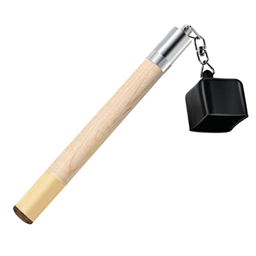 Teekerwan 2 in 1 Portable Pick Pocket Chalk Cover Tip Pricker Prep Tool, Billiard Cue Snooker Accessory,Billiard Pool Stick Chalk Holder(3 Models availaba) (Maple) - Image 1