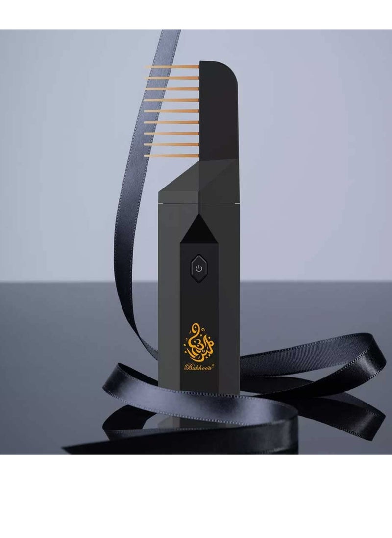 Bakhoor Latest Design 2023 USB Rechargeable Comb Electric Bakhoor Luxury Incense Burner  - Image 1