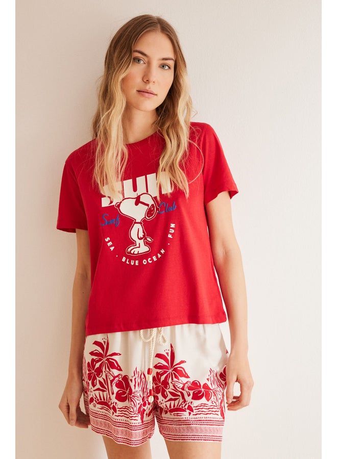 women'secret cotton Snoopy t-shirt - Image 2