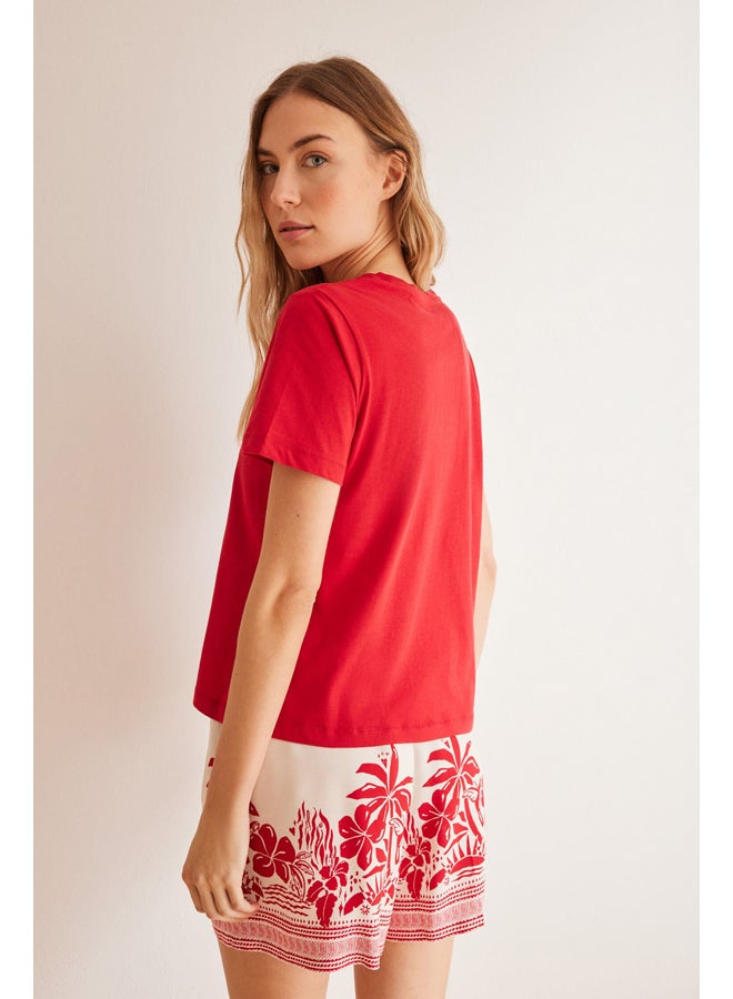 women'secret cotton Snoopy t-shirt - Image 3