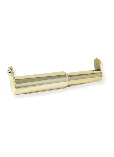Teravan Standard Extender for Extra Large Toilet Paper  Converts TP Holders to Fit Double Rolls and Triple Rolls  Extended Tabs Fit Most Standard Fixtures  Easy to Use  Gold  1 Unit