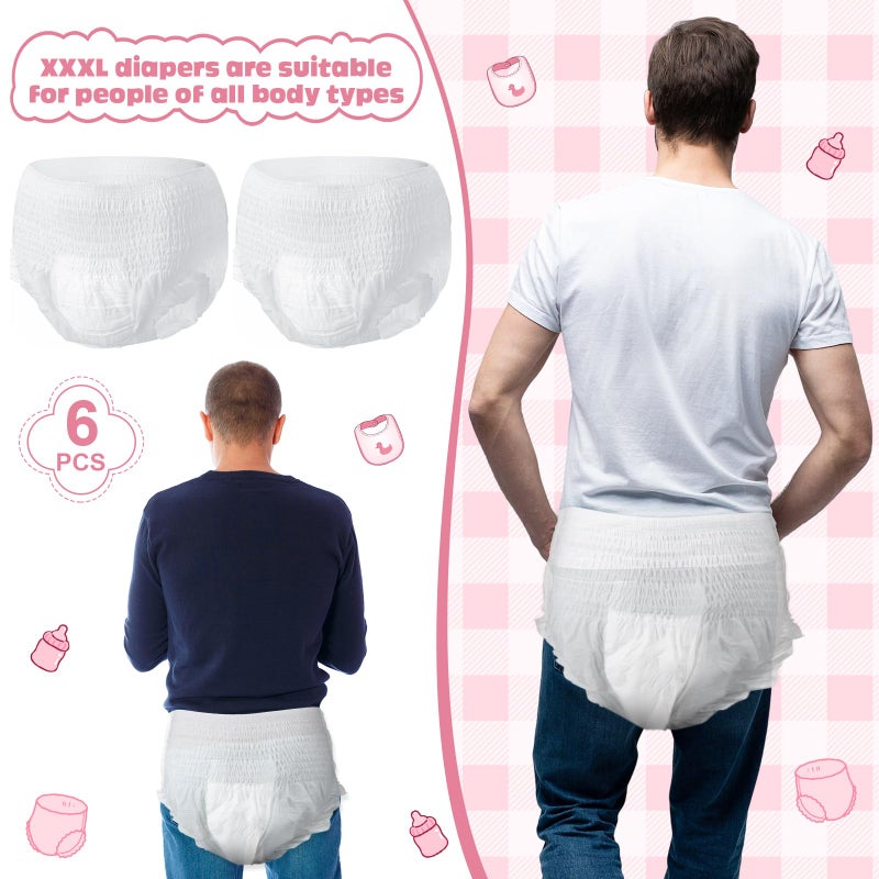 giftlyze 6 Sets Bottle Chug Baby Shower Games Juegos Para Plastic Baby Bottles Bibs Disposable Diapers Gender Reveal Games Baby Changing Diaper Race Game Decoration (Pink) - Image 4