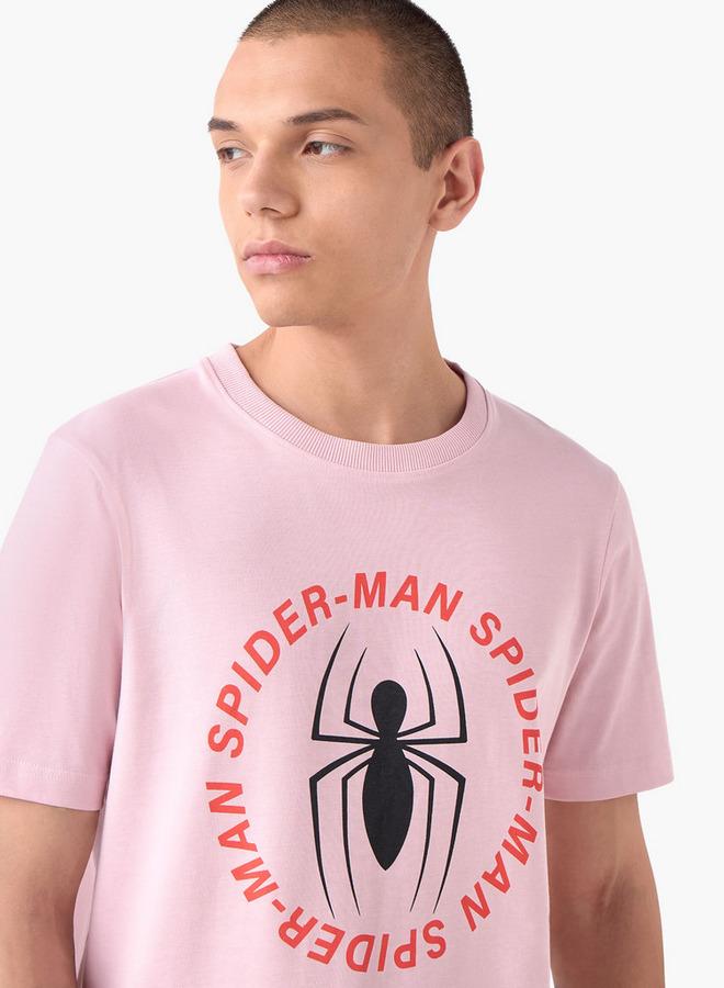 Splash FAV Spider-Man Print T-shirt with Crew Neck - Image 4