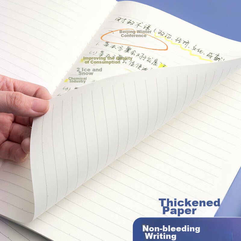 M&G Stationery 16K/40 Sheets Notebook Stitched Binding, High-Quality Error Correction Book, Student Research Journal Diary, Yuxi Nian APYFK55L, 4 Books - Image 2