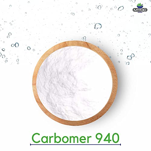 MYOC Carbomer 940 Powder Cosmetic Grade Raw Material Gel Thickener, Viscosity Enhancer, Stabiliser | Hand Sanitiser, Gels, Cream, Lotions, Hydrogel Mask, Cosmetics - 60gm - Image 3