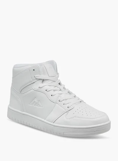 Oaklan by Shoexpress Men's Colourblock High Top Sneakers with Lace-Up Closure