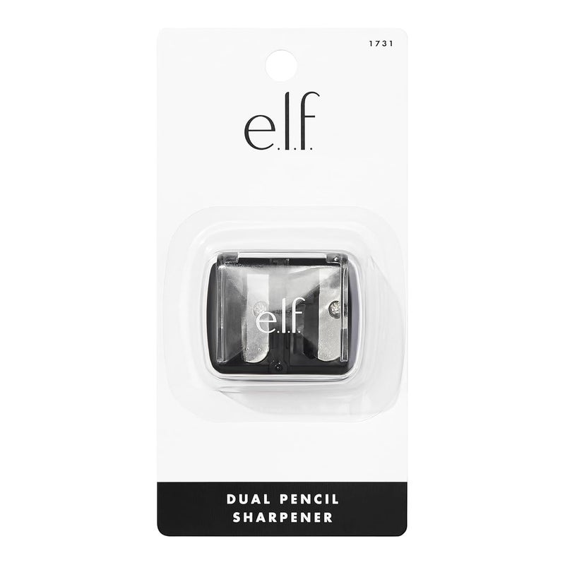 elf e.l.f., Dual-Pencil Sharpener, Convenient, Essential Tool, Sharpens, Easy to Clean, Travel-Friendly, Compact, Includes Bonus Small Sharpener - Image 3