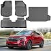 CMVT Auto TPE Automotive Floor Mats Cargo Liner Custom for 20182024 Chevy Equinox Not for EV GMC Terrain All Weather Cover Protection Waterproof Black Floor Liner Front Rear Row Full Set Car Mats 4p - Image 2