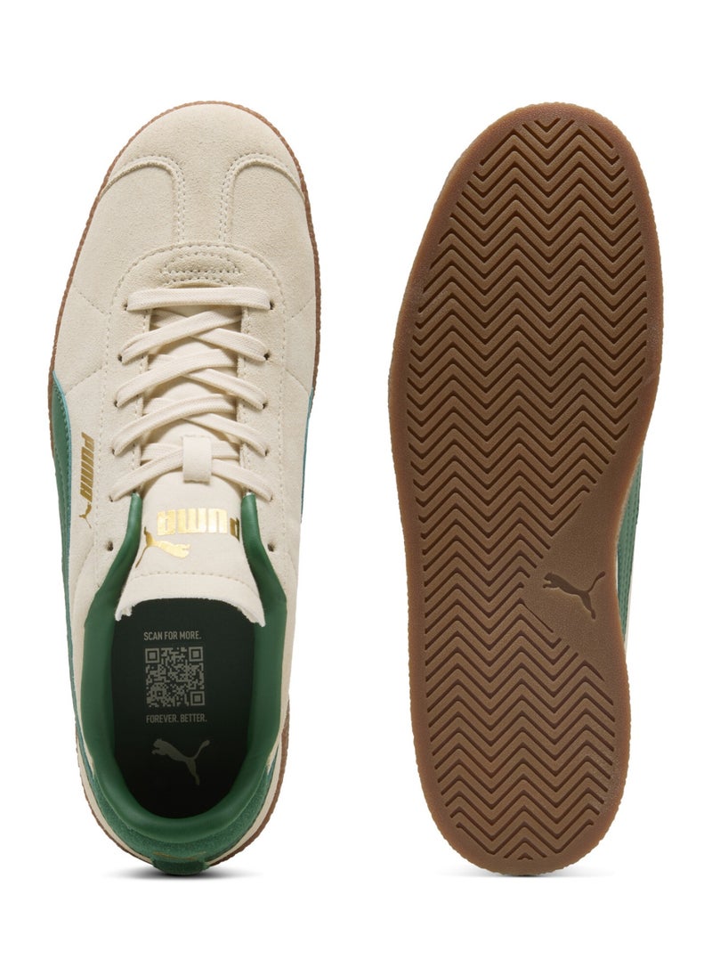 PUMA Club Unisex Beige Green Suede Sneakers  - Image 4
