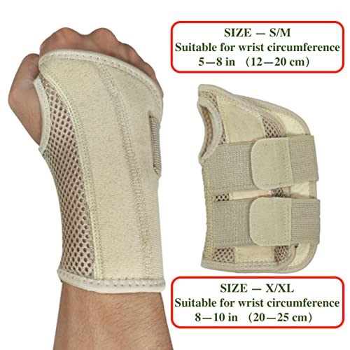 NAGSOFE Wrist Brace for Carpal Tunnel Relief Night Support, Hand Brace with 2 Stays for Women Men, Adjustable Wrist Support Splint for Right Left Hands for Tendonitis, Arthritis, Sprains - Image 4