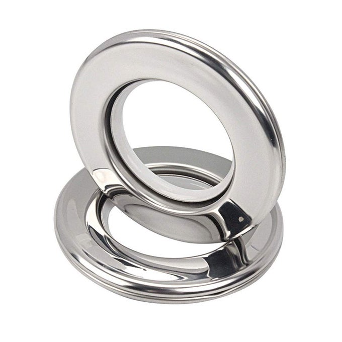 STAINLESS STEEL CURTAIN GROMMETS DIY RINGS EYELET METAL GROMMET KIT RING INNER DIAMETER 19164CM SILENCER SLIDING METAL PACK OF 8
