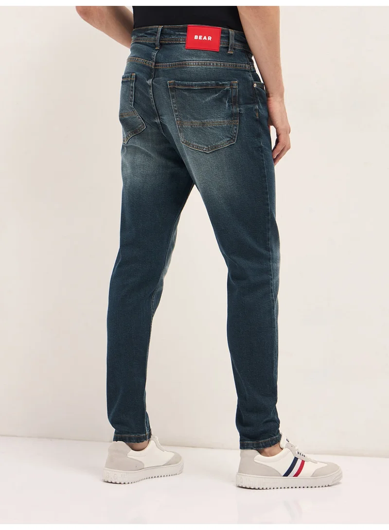 THE BEAR HOUSE  Men’s Classic Regular Fit Jeans for Casual & Everyday Wear | Comfortable Daily Wear Bottoms with Multiple Pockets | Stylish Regular Jeans for Office, Travel & Weekend Outings for Men | Best Price UAE