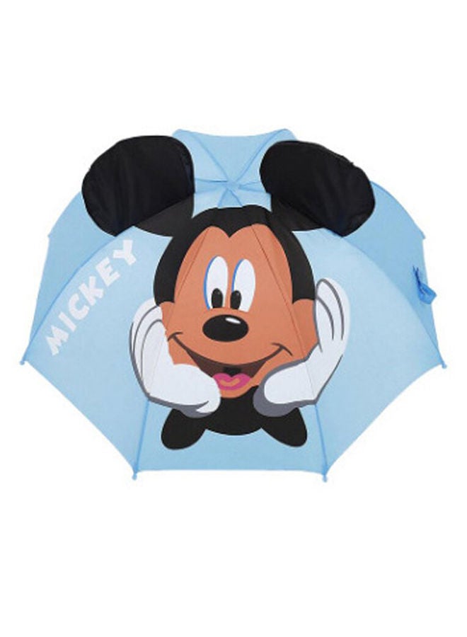 Cartoon Printed Umbrella Blue