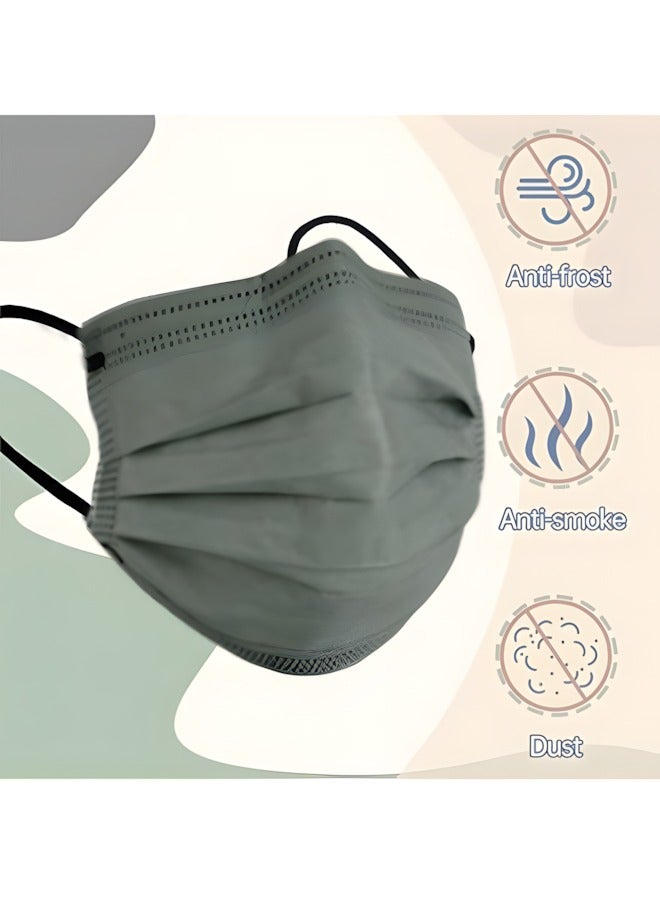 50 Disposable Masks, Individually Packaged, With Adjustable Nose Clips and Comfortable Flat Ear Loops, Suitable for Daily Protection - Image 5