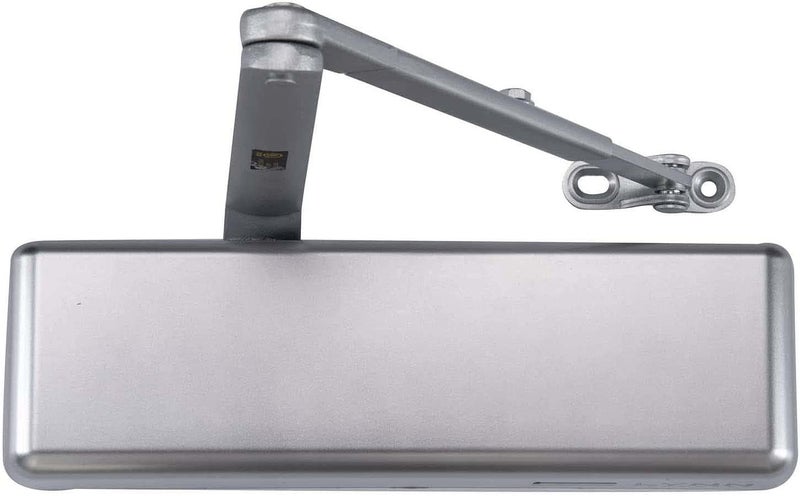LYNN COMMERCIAL DOOR CLOSERS Extra Heavy Duty 9016 Automatic Door Closer SurfaceMounted Auto Door Closer Size 16 Commercial Door Closer Heavy Duty for Heavy Traffic Areas Aluminum