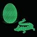 YILCER 3D Printed Dragon Egg Cool 3D Printer Articulated Crystal Dragon Toy for Boys Kid Teen Animals Fidget Toy Dinosaur Eggs for 57 46 812 Year Old Boys Kid GirlsALuminous - Image 2