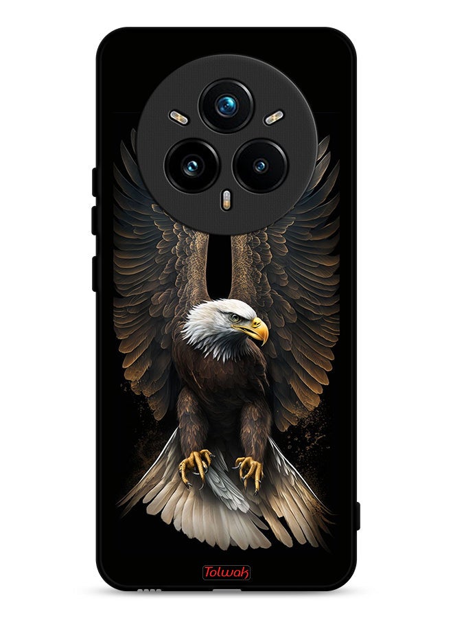Tolwak Realme 14 Pro 5G Protective Case Cover Eagle Spread Wings