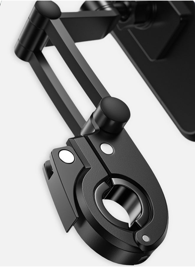 wheel up - Cycle Phone Holder Waterproof,Motorcycle Handlebar Mount,Mountain Bicycle Cellphone Clamp，Scooter Phone Clip Freely Adjustable - Image 1