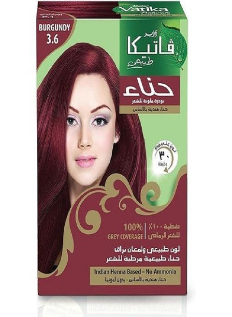 VATIKA HENNA BURGUNDY 1 SACHET 10 GM
