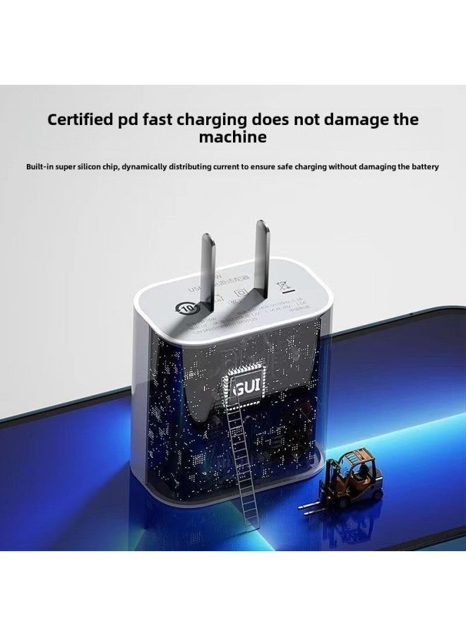 لشاحن Apple iPhone 14/13/12/11 خط شحن XS Max XR خط شحن سريع PD35W مناسب - اللون: Apple Series 6-14 【كابل شحن سريع بواجهة PD】 عبوة 2.2 متر - Image 5