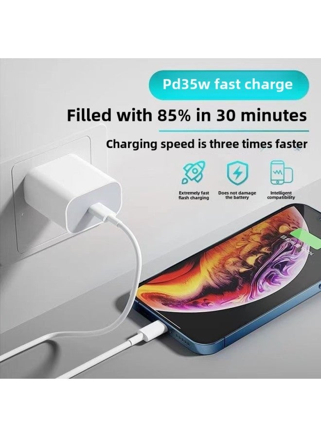 لشاحن Apple iPhone 14/13/12/11 خط شحن XS Max XR خط شحن سريع PD35W مناسب - اللون: Apple Series 6-14 【كابل شحن سريع بواجهة PD】 عبوة 2.2 متر - Image 3