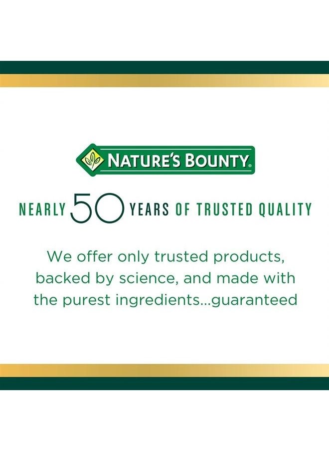 NATURE'S BOUNTY - Fish Oil, Dietary Supplement, Omega 3, Supports Heart Health, 1000 Mg, 220 Coated Softgels - Image 1