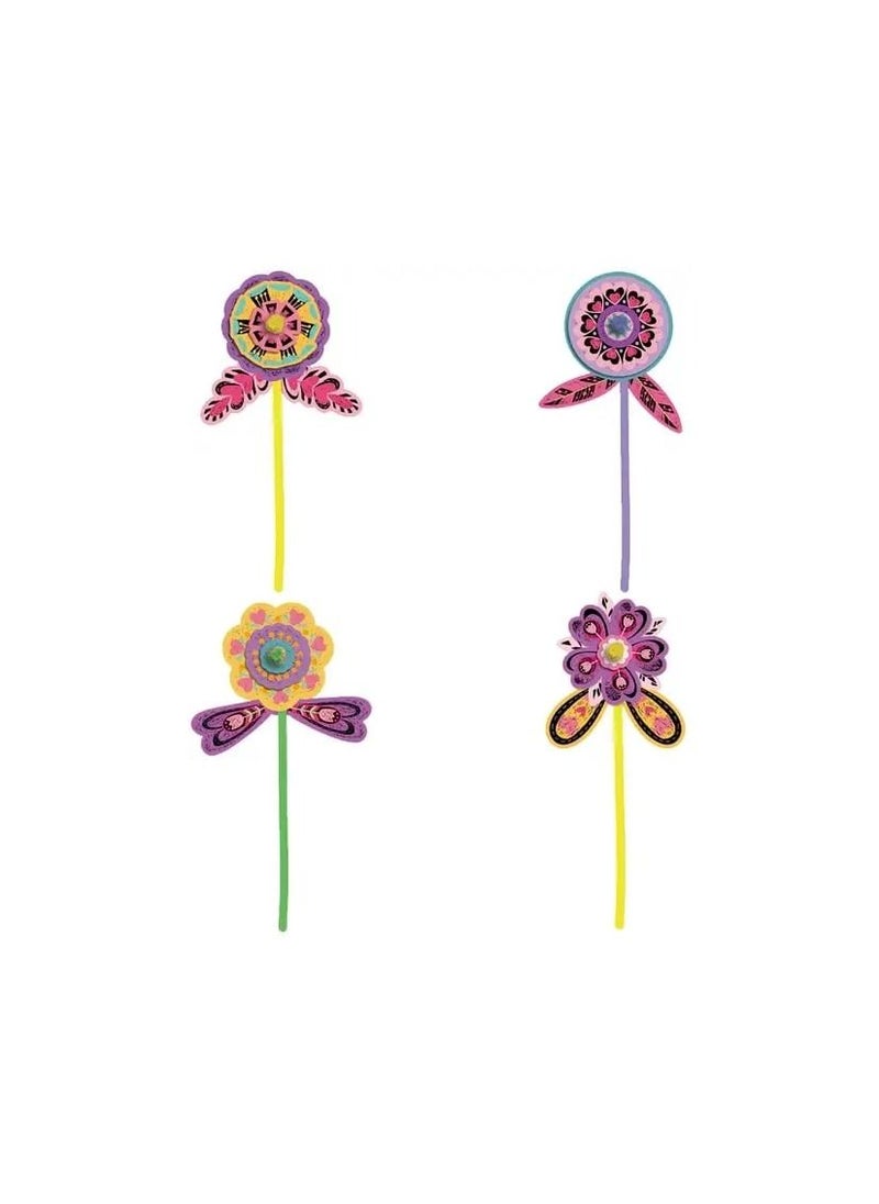 Avenir - Avenir Scratch Bouquet Kit – Flower | Themed Fun! Create Personalized Bouquets with Scratch Sheets, Wrapping Paper, and Ribbon | Step-by-Step Instructions for Kids 3+ - Image 1