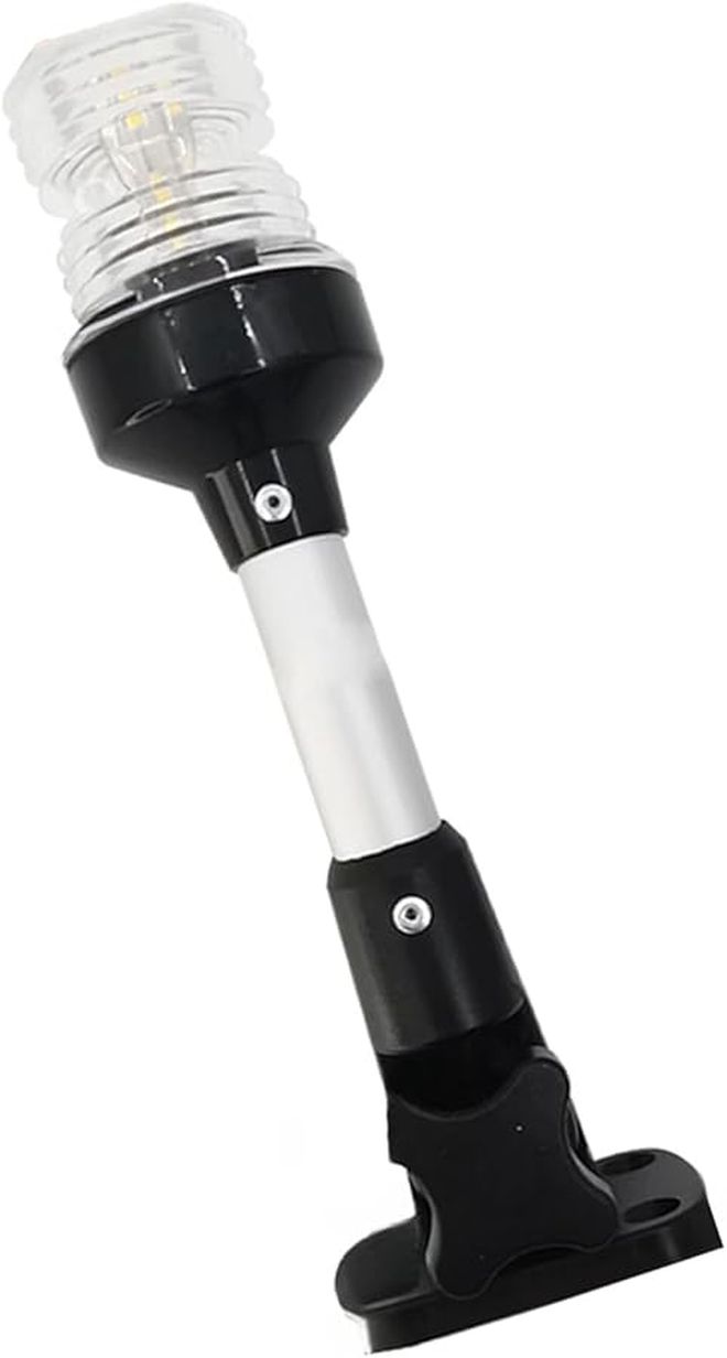 180 Degree Swing Adjustable LED Marine Anchors Light 9 Inches for All Round Night Illumination in Boating and Yachting Marine Stern Light - Image 1