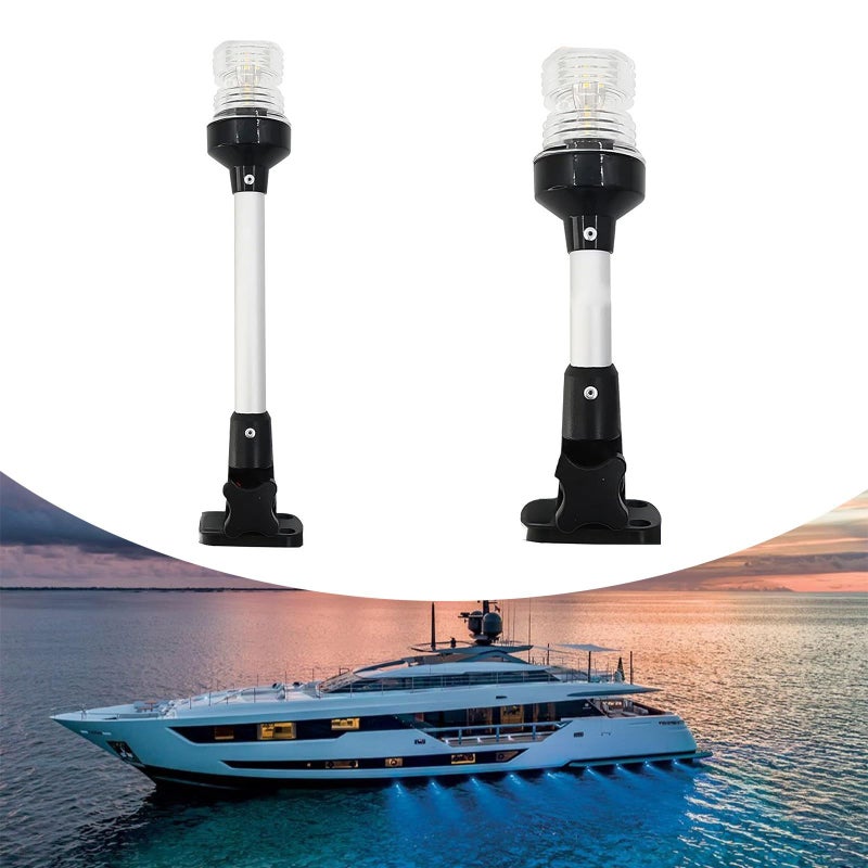 180 Degree Swing Adjustable LED Marine Anchors Light 9 Inches for All Round Night Illumination in Boating and Yachting Marine Stern Light - Image 3