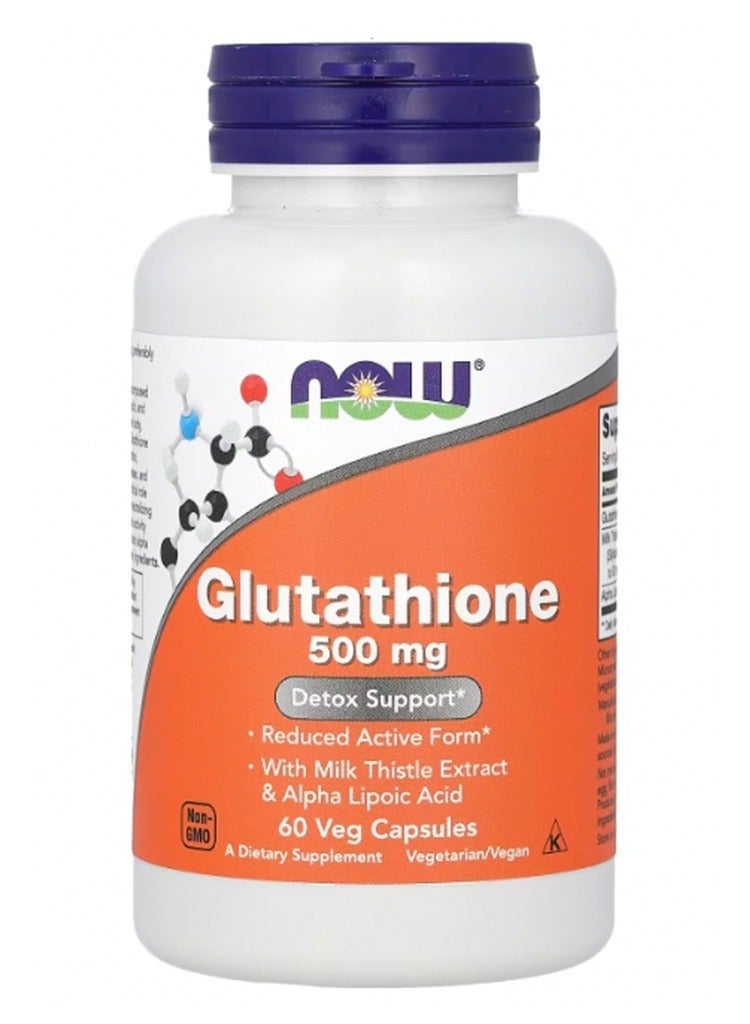 Now Glutathione 500 Mg Cap 60'S