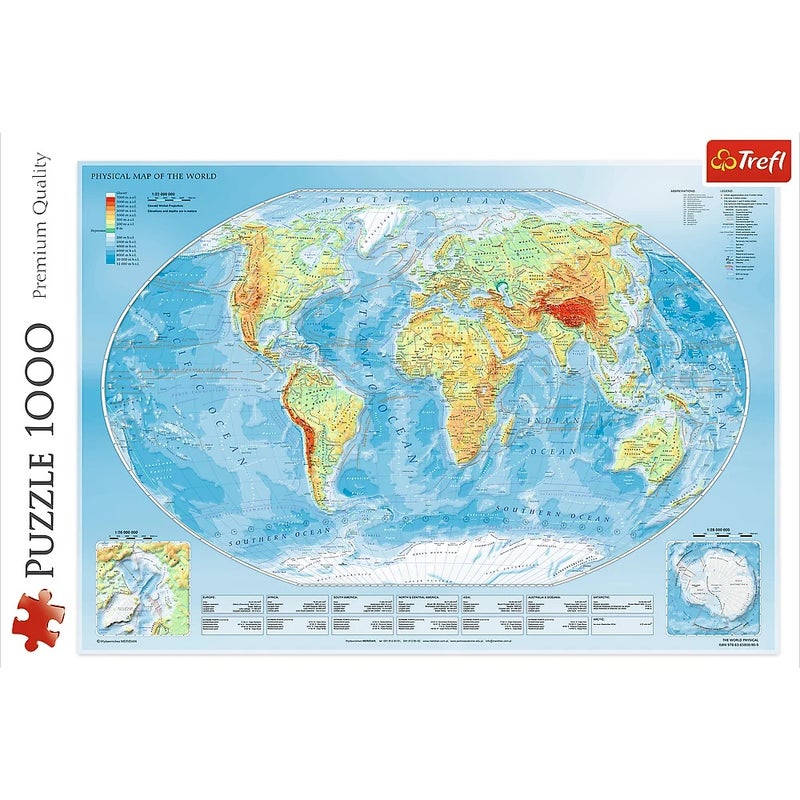 Trefl - Map of the World 1000 Pieces - 10463 - Image 2