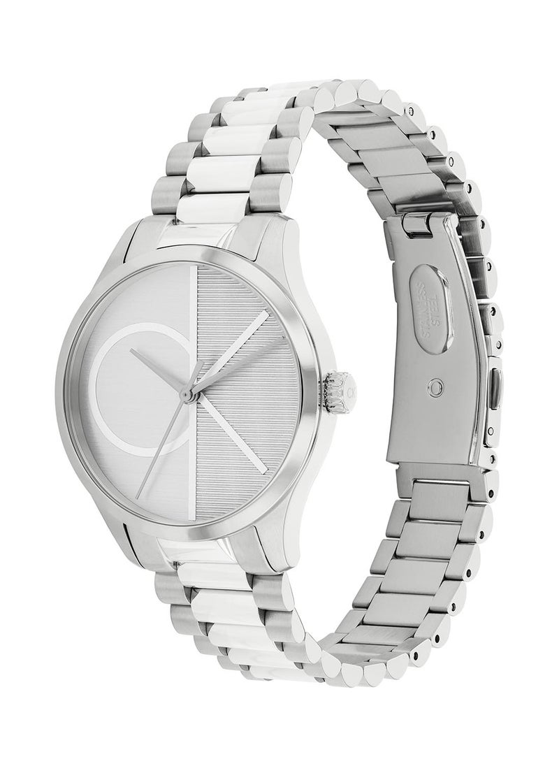 CALVIN KLEIN Unisex Analog Round Shape Stainless Steel Wrist Watch 25200345 - 32 Mm  - Image 1