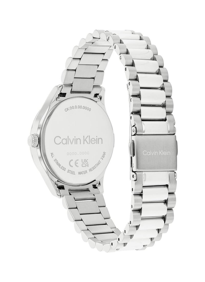 CALVIN KLEIN Unisex Analog Round Shape Stainless Steel Wrist Watch 25200345 - 32 Mm  - Image 3