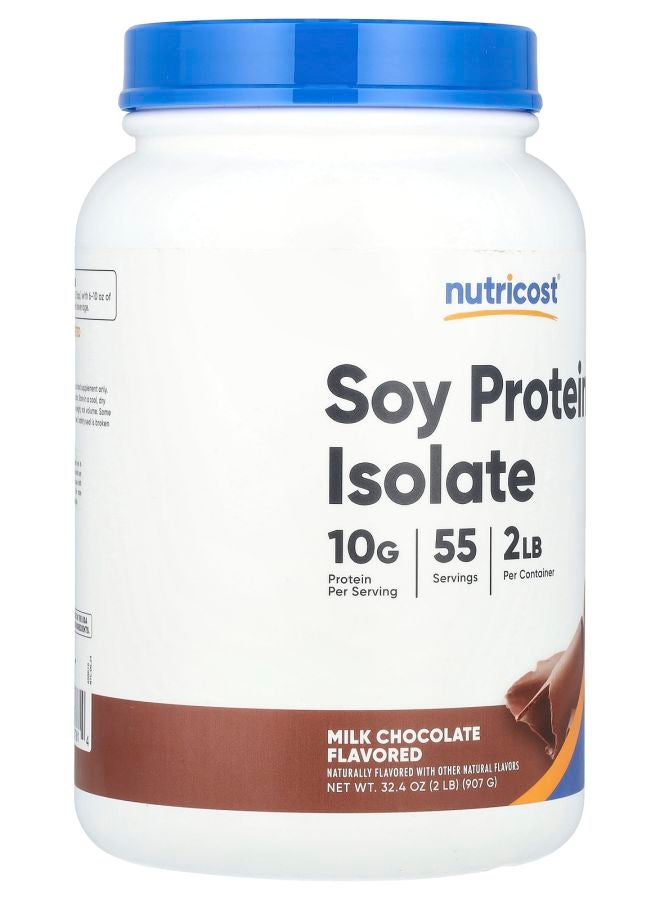 Nutricost بروتين الصويا المعزول بالشوكولاتة الحليب 2 رطل (907 جرام) - Image 2
