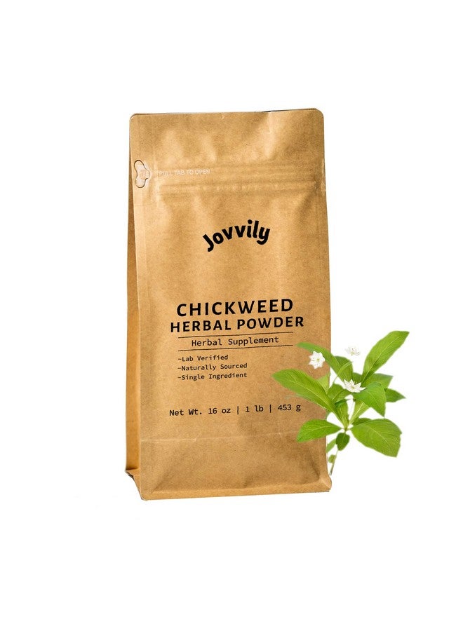 Jovvily Chickweed Herb - 1lb - Common Chickweed - Gluten-Free - Traditional Supplement. - Image 1