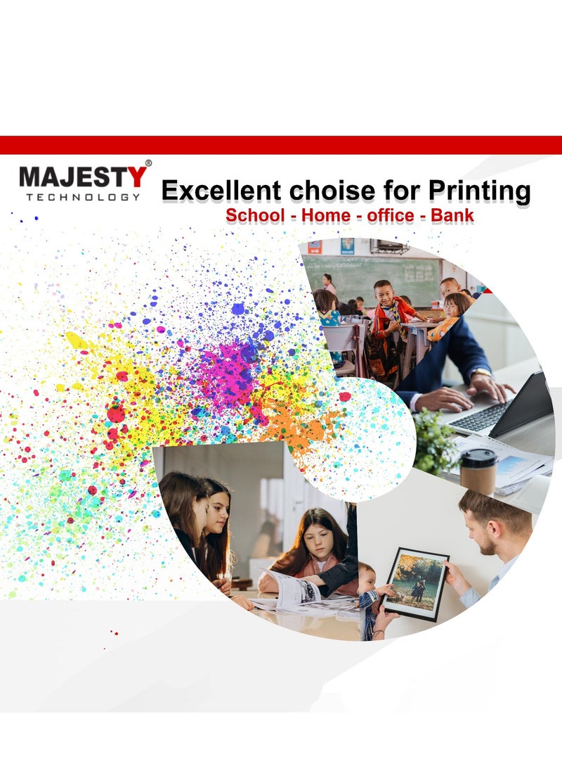 Majesty - 201AToner Cartridge Set for CF400A CF401A CF402A CF403A Compatible with HP Color Laserjet Pro MFP M274n M277dw M277c6 M252dw M252n M277 M277n 277dw Printer (4 Colors ) - Image 1