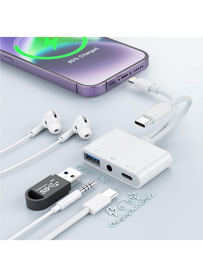 hasthip Hasthip Usb To Type C 5 In 1 Adapter 3.5 MM Z585528D8CE2CCC479D8CZ