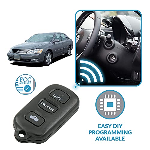 Keyless2Go Replacement for New Keyless Entry Remote Car Key Fob Avalon FCC HYQ12BBX HYQ12BAN HYQ1512Y (2 Pack) - Image 5