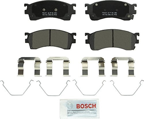 BOSCH BP893 QuietCast Premium Organic Disc Brake Pad Set Compatible with Select Mazda Protege Protege5 FRONT - Image 1