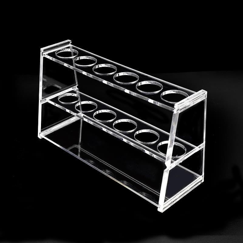 Driak 6 Sockets Transparent Plastic Test Tubes Rack Centrifuge Tube Rack Used for 10ml Centrifuge Tube - Image 3