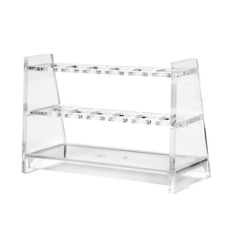 Driak 6 Sockets Transparent Plastic Test Tubes Rack Centrifuge Tube Rack Used for 10ml Centrifuge Tube - Image 1