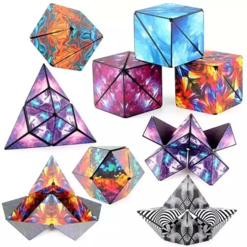 Sawkirp Darshraj Magic Cube Game Shape Shifting Puzzle Box for Kids and Adults | Infinity Cube Transforms Into Over 72 Shapes | 3D Fidgat Mind-Challenging Fun Game - Image 3