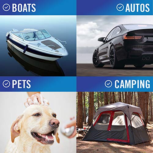 Better Boat Super Absorbent Towels, Synthetic Chamois Cloth for Car and Boat Drying, Smooth Cooling Towel, Marine Grade Cleaning Supplies, PVA Shammy Wash Towel 1 Pack - Image 4