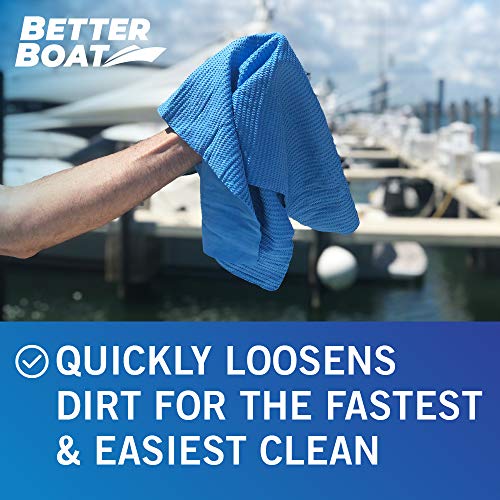 Better Boat Super Absorbent Towels, Synthetic Chamois Cloth for Car and Boat Drying, Smooth Cooling Towel, Marine Grade Cleaning Supplies, PVA Shammy Wash Towel 1 Pack - Image 3